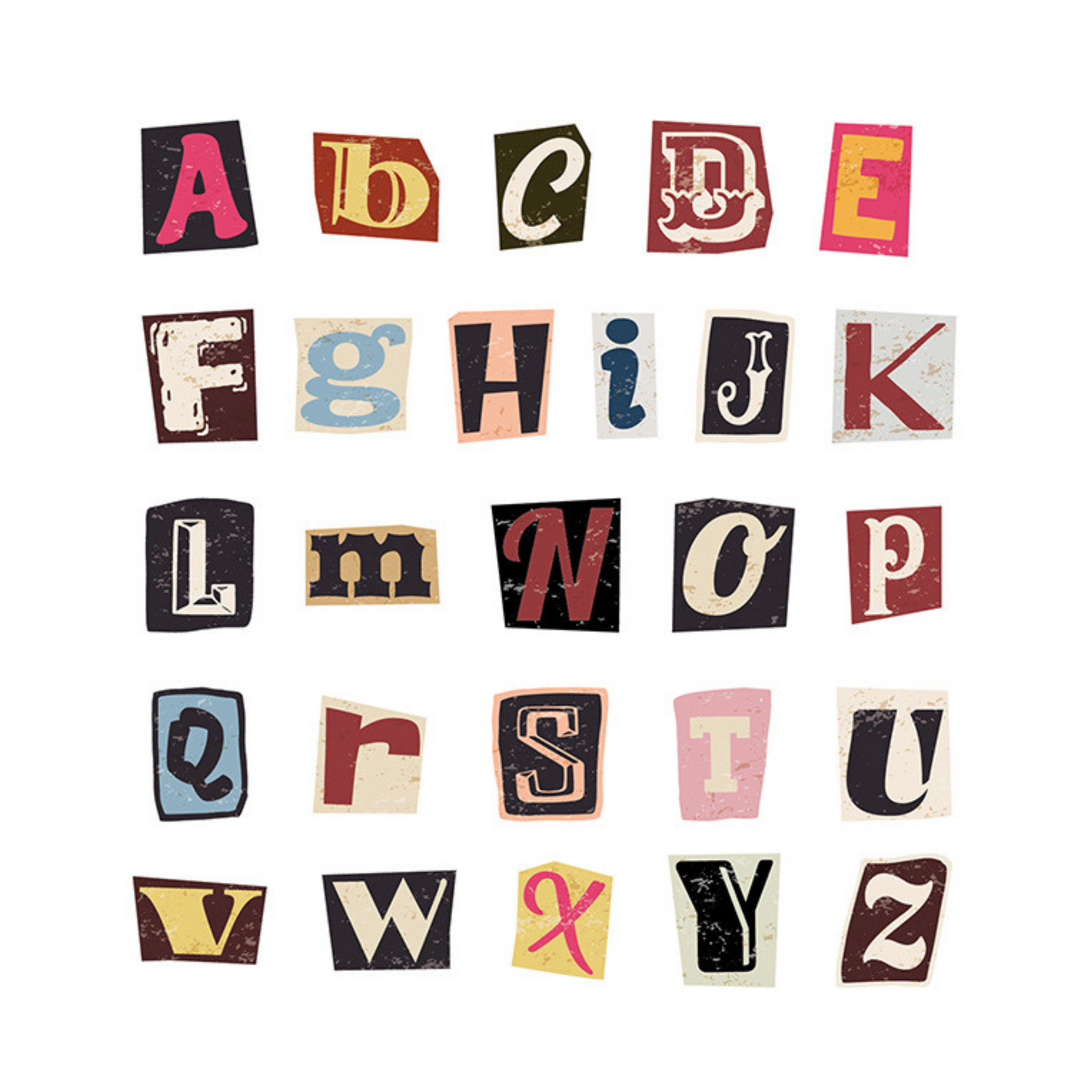 Scrapbook Alphabet